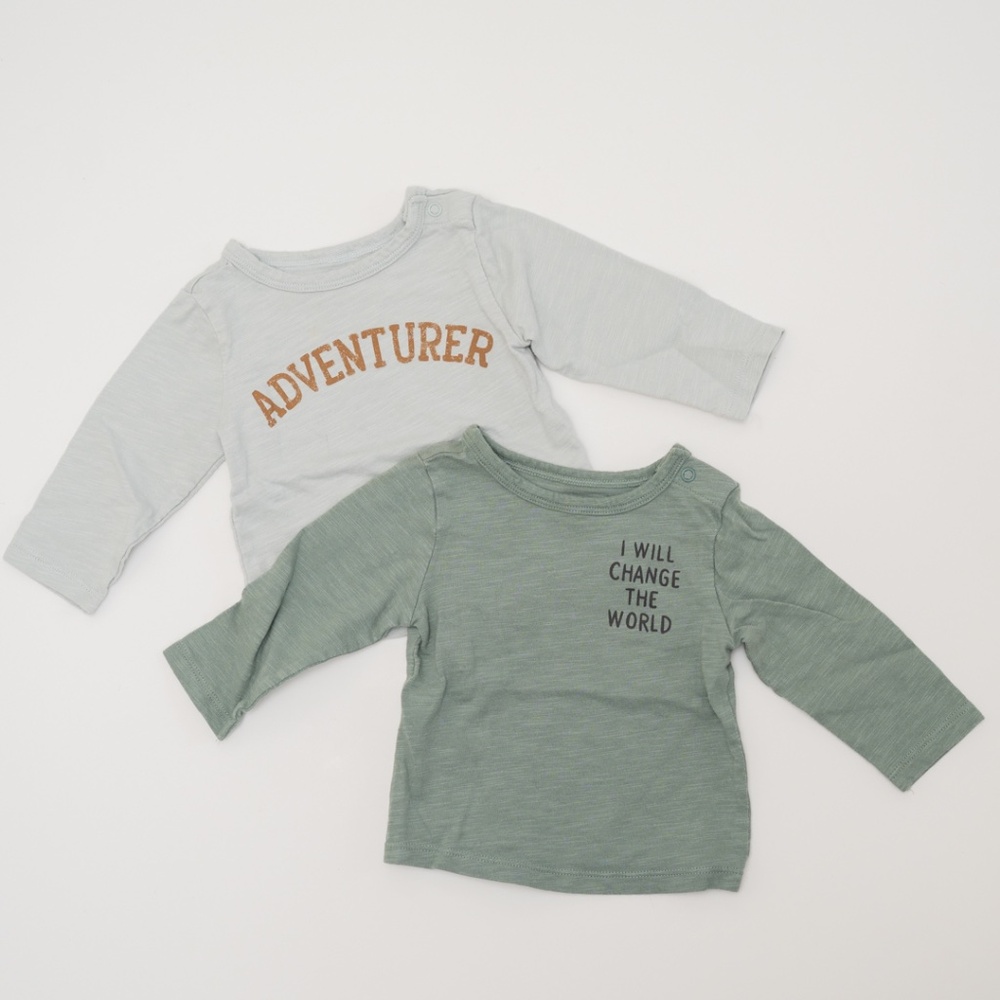 Little Co. Baby Long Sleeve Tee Set of 2 Size 3 Months